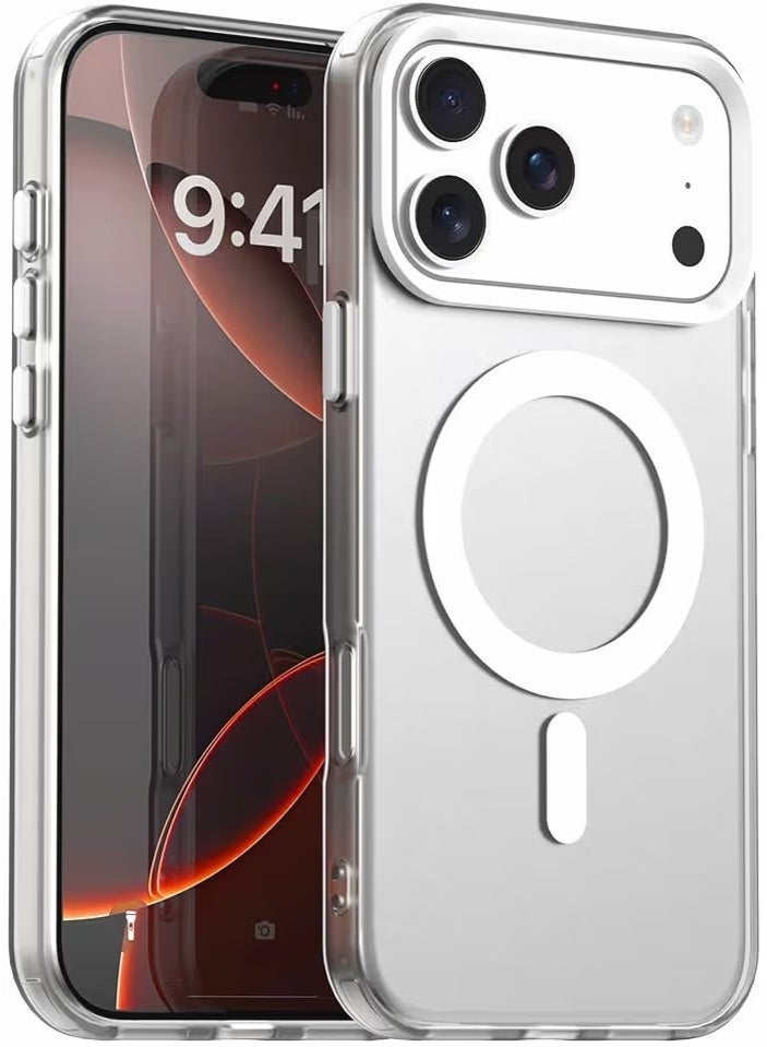  FS iPhone 17 Pro Max Case – MagSafe Compatible Clear Slim Shockproof Protective Cover with Wireless Charging Support - Image 1